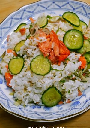 節約・簡単!焼き鮭の香り寿司-レシピのメイン写真