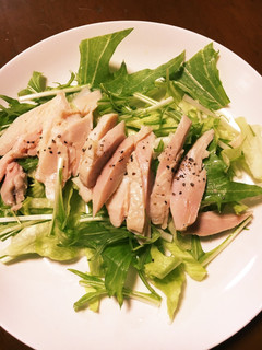 茹で鶏肉サラダ-レシピのメイン写真