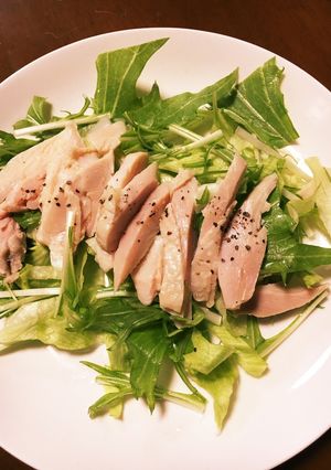 茹で鶏肉サラダ-レシピのメイン写真