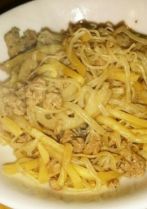 しらたきでキンピラ風焼きそば-レシピのメイン写真