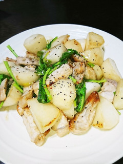 豚肉とかぶのガリバタ炒め-レシピのメイン写真