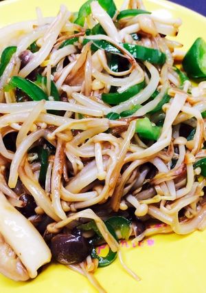 もやしとキノコのオイスター炒め-レシピのメイン写真