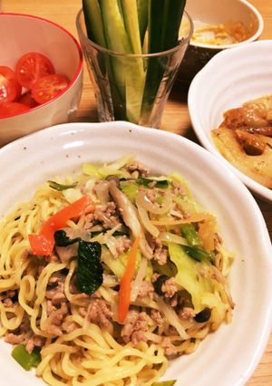 子供大好き！簡単☆豚ひき肉の塩焼きそば-レシピのメイン写真