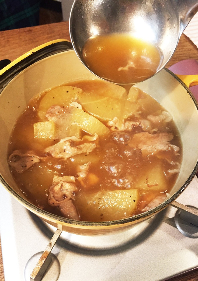 大根と豚肉のあったま〜るスープ煮♪-レシピのメイン写真