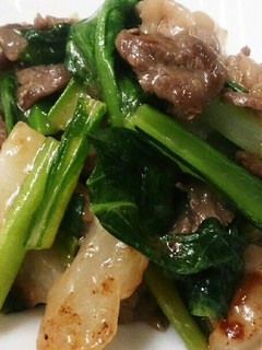 大根と牛肉小松菜☆炒め浅漬のもと活用-レシピのメイン写真