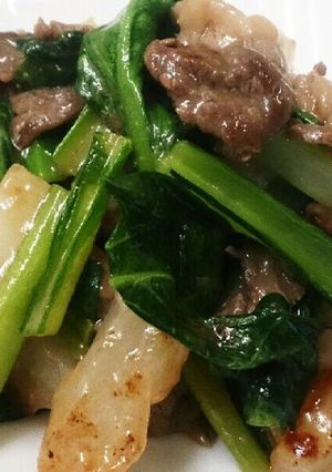 大根と牛肉小松菜☆炒め浅漬のもと活用-レシピのメイン写真