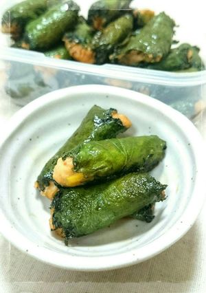 簡単☆鳥ひき肉のしそ巻き☆常備菜＆お弁当-レシピのメイン写真