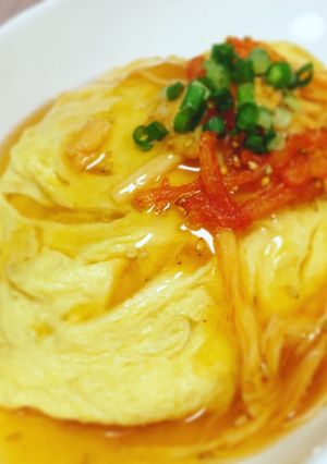 ごま油するめキムチのピリ辛天津飯風-レシピのメイン写真