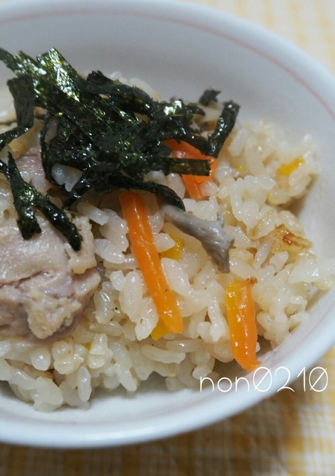 定番の！炊き込みご飯♪-レシピのメイン写真