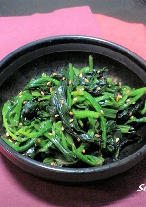 基本の！ほうれん草のごま和え-レシピのメイン写真