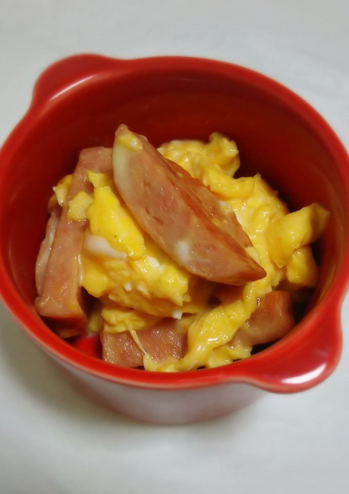スパムのふんわり卵炒め♬-レシピのメイン写真