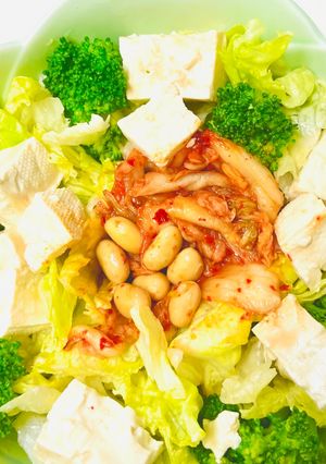 キムチ•大豆入り浄化野菜サラダ🥗-レシピのメイン写真