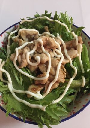 超簡単！市販のタレで生姜焼きサラダ-レシピのメイン写真
