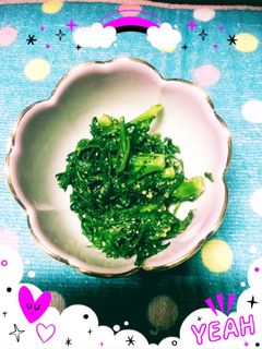 簡単♡春菊の胡麻和え♡-レシピのメイン写真