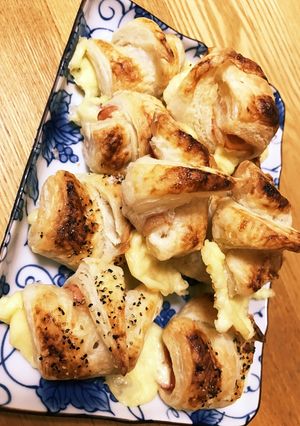 パイシートで簡単に☆ベーコンチーズパイ-レシピのメイン写真