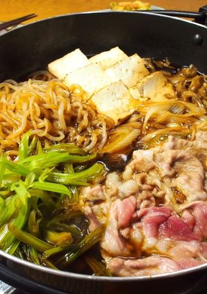 若ごぼうの豚すき焼き-レシピのメイン写真