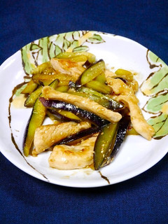 超速!プルプルむね肉と茄子の生姜ポン酢-レシピのメイン写真