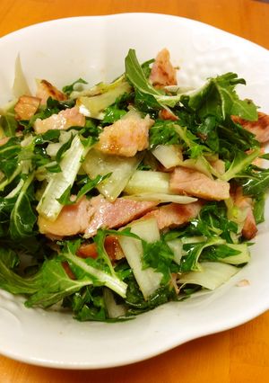 京野菜とベーコンのサラダ-レシピのメイン写真