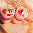 豆乳の苺ムース
