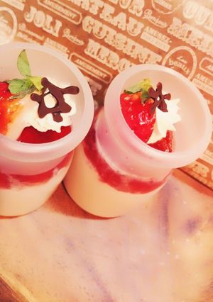 豆乳の苺ムース-レシピのメイン写真