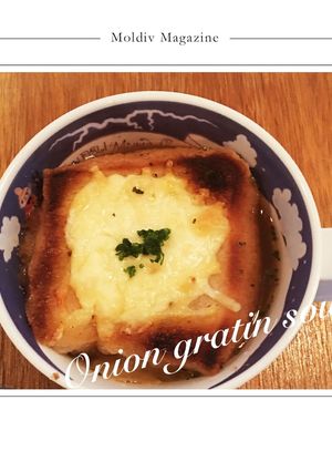 生ハムの脂で◆オニオングラタンスープ-レシピのメイン写真