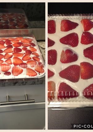 簡単おいしい⭐︎いちごジェロケーキ-レシピのメイン写真