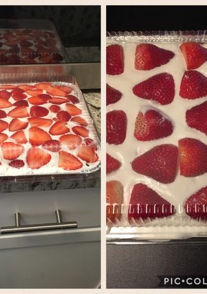 簡単おいしい⭐︎いちごジェロケーキ-レシピのメイン写真