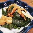 小松菜と油揚げ桜エビのお浸し