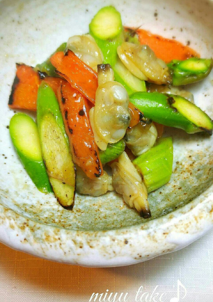 お弁当に♡冷凍アサリと野菜の中華炒め♪-レシピのメイン写真