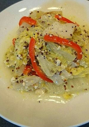 白菜のミルクマスタード煮-レシピのメイン写真