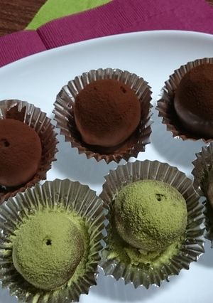 バレンタインに、簡単 えせトリュフチョコ-レシピのメイン写真