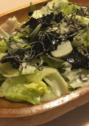 レタス海苔サラダ-レシピのメイン写真