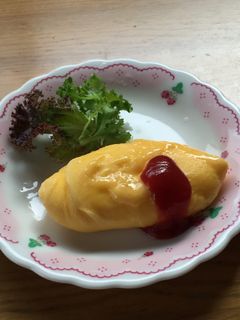 卵1個!レンジでオムレツ-レシピのメイン写真