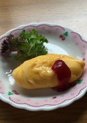 卵1個！レンジでオムレツ-レシピのメイン写真