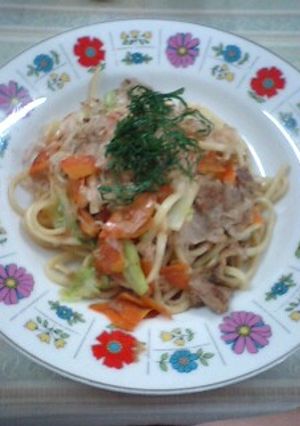 料理人?!の簡単焼きうどん★-レシピのメイン写真