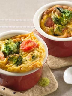菜の花のココットチーズオムレツ-レシピのメイン写真