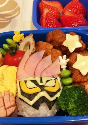仮面ライダーエグゼイドのお弁当-レシピのメイン写真