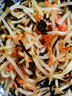 もやしの消費にも!!もやしの塩昆布和え-レシピのメイン写真