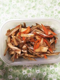 簡単エリンギいっぱいきんぴら-レシピのメイン写真