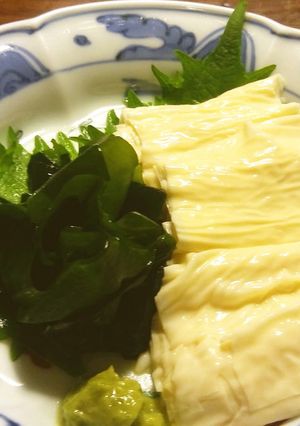 乾燥湯葉の戻し方　ゆばさし-レシピのメイン写真