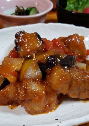 トマト甘酢あんかけ-レシピのメイン写真