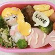 幼稚園 お弁当 人魚の雪だるま