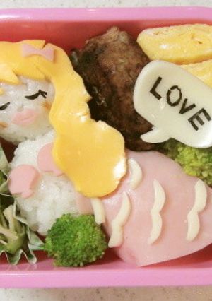 幼稚園　お弁当　人魚の雪だるま-レシピのメイン写真