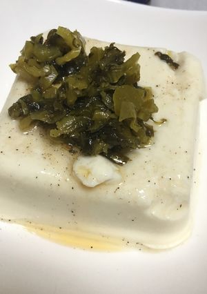 冷奴 中華風 高菜漬物-レシピのメイン写真