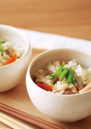 鶏ごぼう炊き込みご飯-レシピのメイン写真