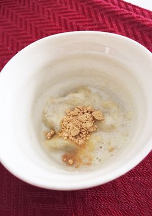 【離乳食中期】バナナのミルクがゆ-レシピのメイン写真