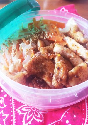 ナムルと鶏胸肉のっけごはん-レシピのメイン写真