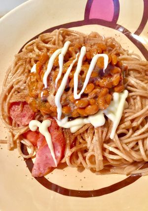 洋風納豆蕎麦❣️はちみつ醤油マヨ-レシピのメイン写真