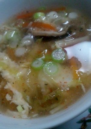 魔法のだし塩で風味豊かな酸辣湯-レシピのメイン写真