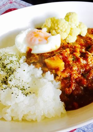 豚こま肉で作る野菜たっぷりキーマ風カレー-レシピのメイン写真